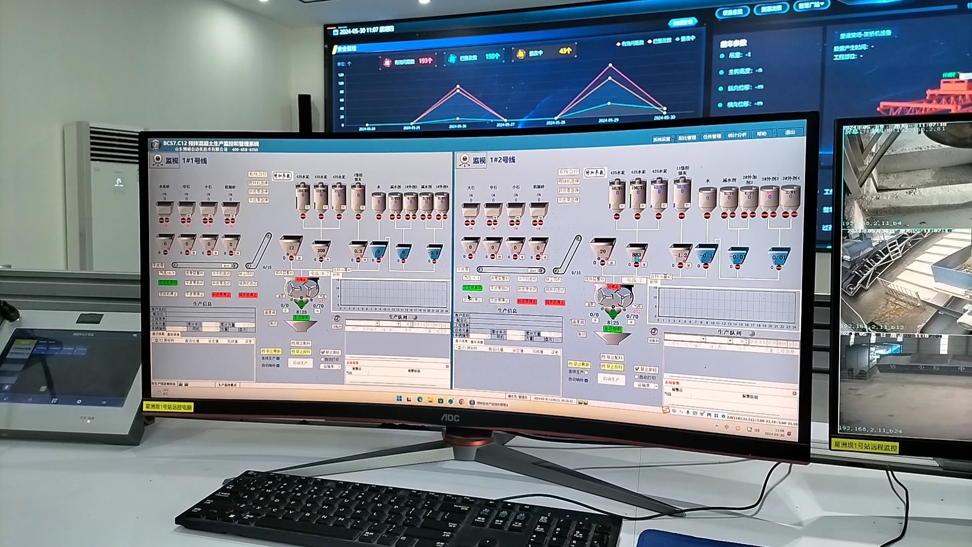 中國能建葛洲壩三峽公司武重高速漢川段-C12遠程雙控雙機控制系統(tǒng)
